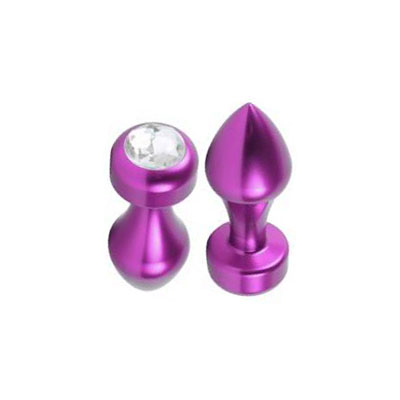 purple-metallic-butt-plug-with-clear-gem-gift-boxed-ro-l005-purple-metallic-butt-plug-with-clear-gem-gift-boxed-ro-l005