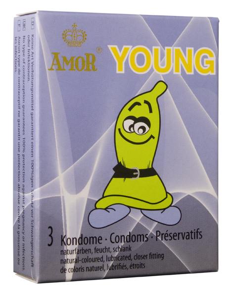 AMOR YOUNG CONDOMS 3 PCS
