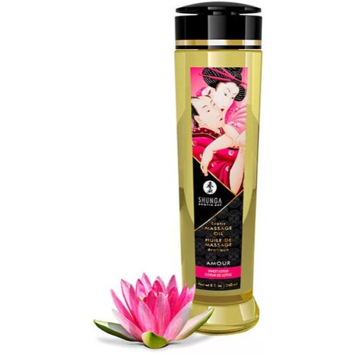 SHUNGA EROTIC MASSAGE OIL AMOUR SWEET LOTUS 240ML