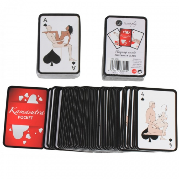 SECRETPLAY POCKET KAMASUTRA PLAYING CARDS