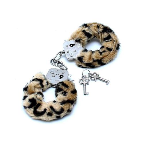 Furry Fun Cuffs Leopard