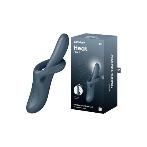 Satisfyer Heat Flex 4 - Grey Rechargeable Heating Vibrator
