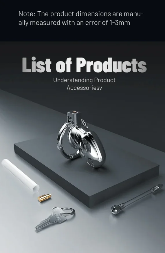 Invisible Lock Κλουβί με Ρυθμιζόμενο Δακτυλίδι Πέους