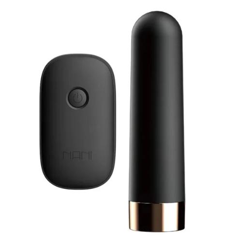Remote Controlled Mini Vibrator Black
