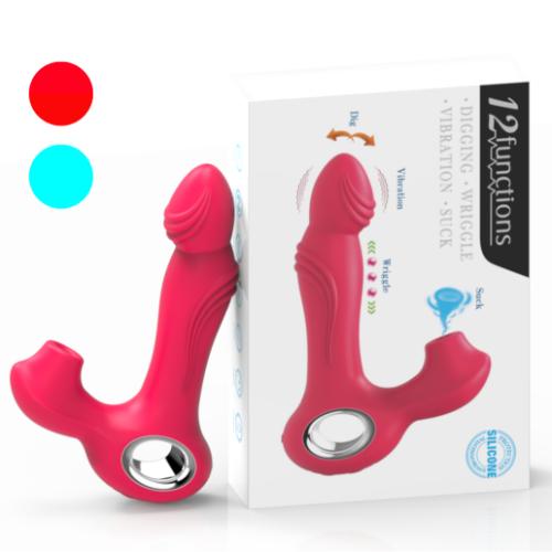 Dig Suction Wriggle Vibrator