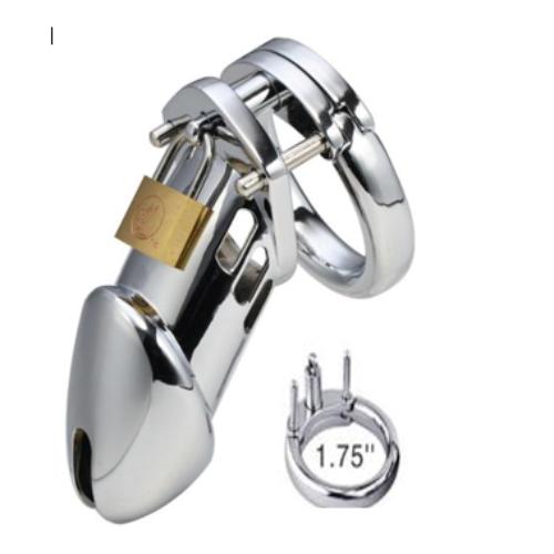 Steel Male Padlock CB6000 Chastity Cage Device - Big