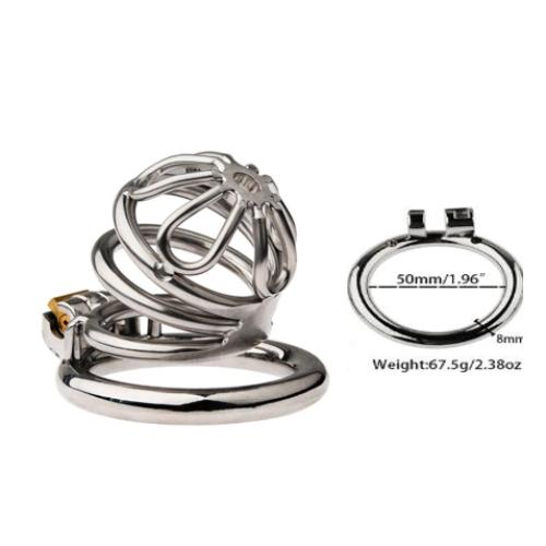 Petal Metal Chastity Cage – L Bent -L-