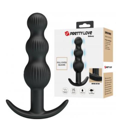 Pretty Love SIDNEY vibrating anal silicone beads plug