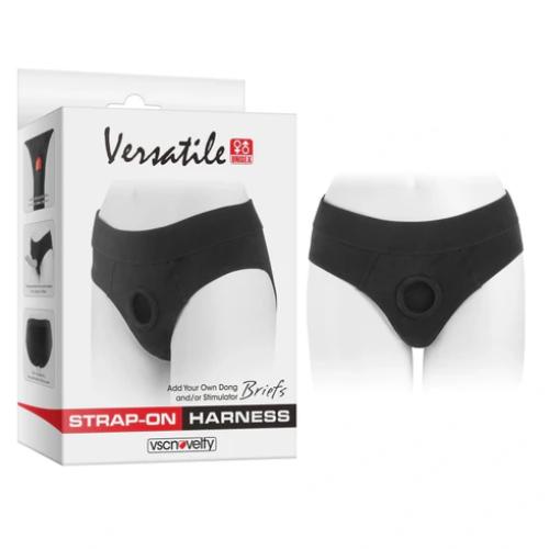 Versatile Unisex Strap-On Harness Briefs