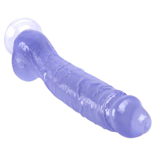 Bent PVC 12.4″ Realistic Dong Blue