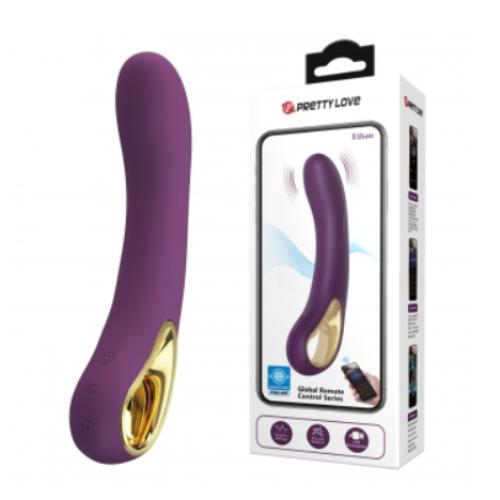 Pretty Love Ethan Global App Control Vibrator - Purple