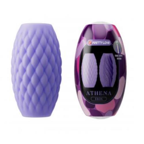 PRETTY LOVE – ATHENA EROS SILICONE MALE MASTURBATOR PURPLE