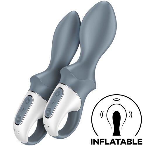 Air Pump Booty 1 Grey Φουσκωτός Πρωκτικός Δονητής απο SATISFYER