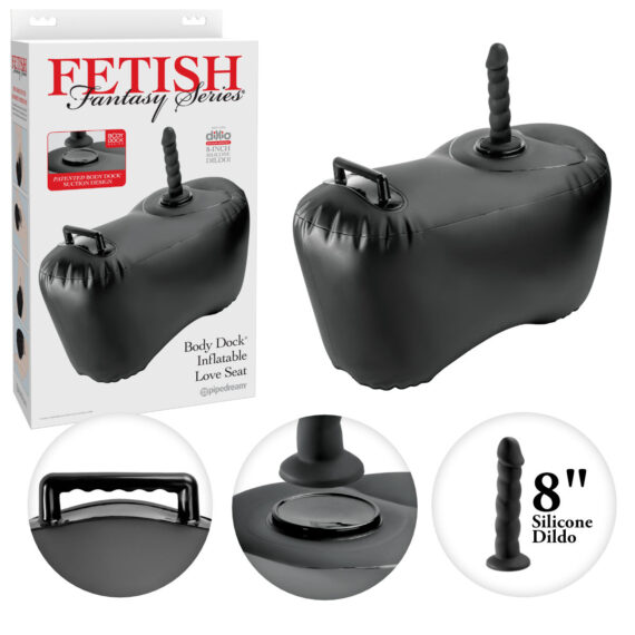 Body Dock Inflatable Love Seat & Dildo 8''