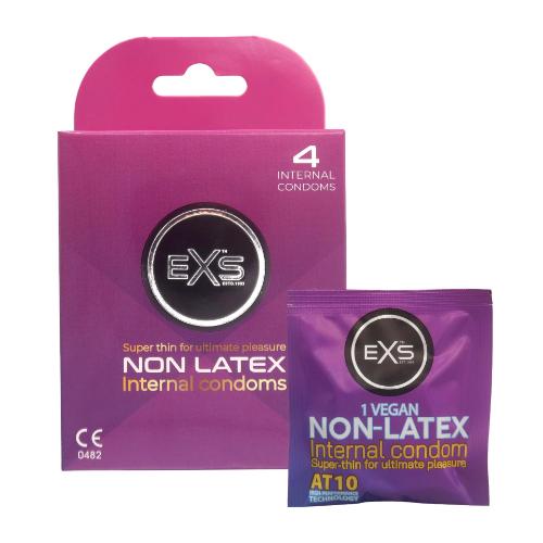 EXS Internal non-latex condom lace straps (4pcs)