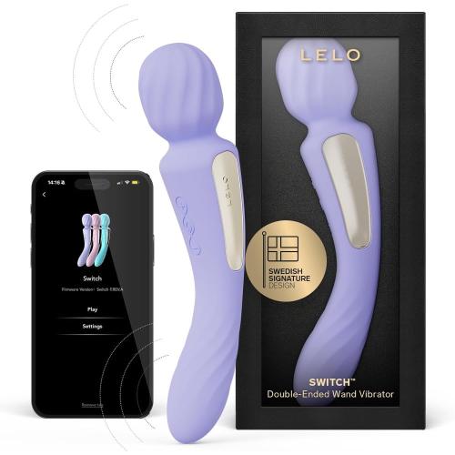 Lelo Switch Double Ended Wand Massager Lilac