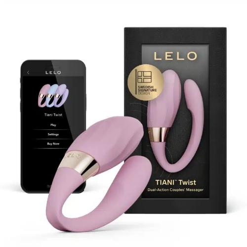 Lelo Tiani Twist dual action couples massager Pink