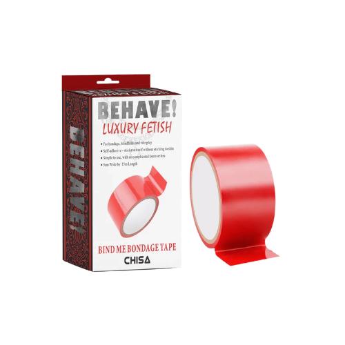 BEHAVE Bind Me Bondage Tape (Red)