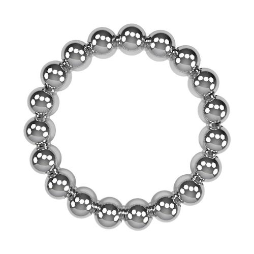 Meridian Stainless Steel Beaded Cock Rings Large
