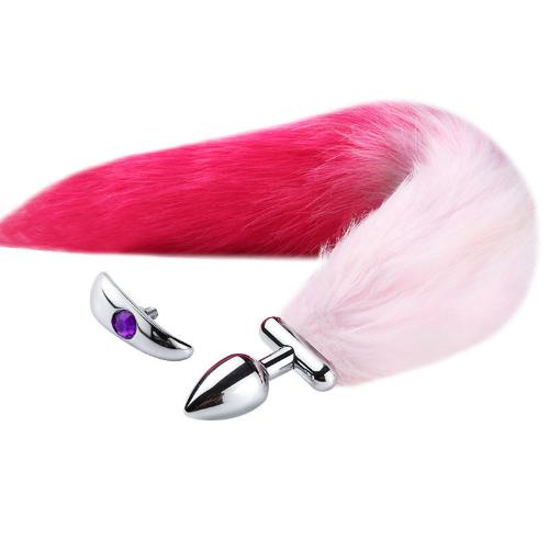 Convertible Fox Tail Plug Pink
