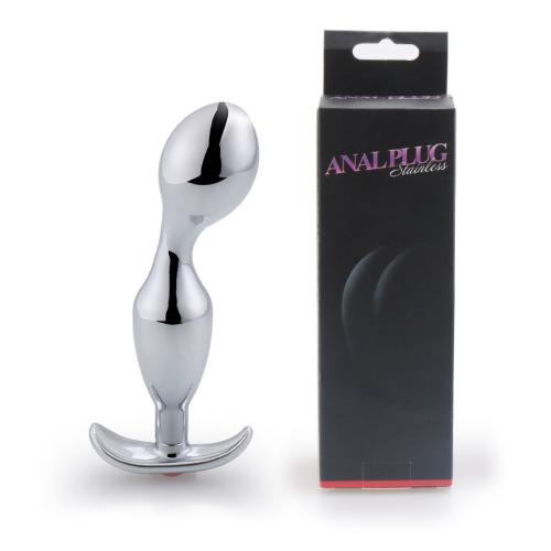 Anchor Attractive P Spot Butt Plug Clear Diamond XS