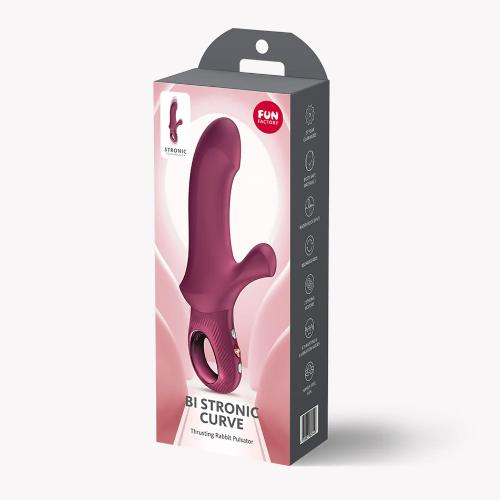 Fun Factory Bi Stronic Curve - Wine Red